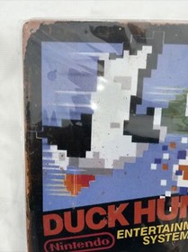 Retro style Metal Tin Sign - Nintendo NES Duck Hunt Video Game - 12x8 inch