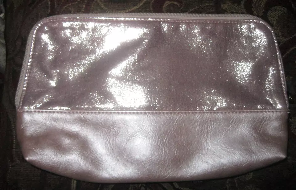Bolsas de Maquillaje SEPHORA Bolso sin asas Grandes ROSA ROSA SATINADO BRILLO IMITACIÓN CUERO - NUEVAS Foto 2 de 4