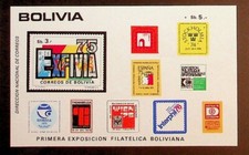 BOLIVIEN SC 576A LH BLOCK VON 1975 - EXPO