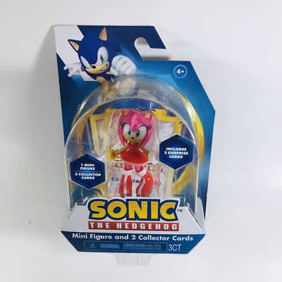 Sonic the Hedgehog Amy Mini Action Figure Collector Cards 2.5 