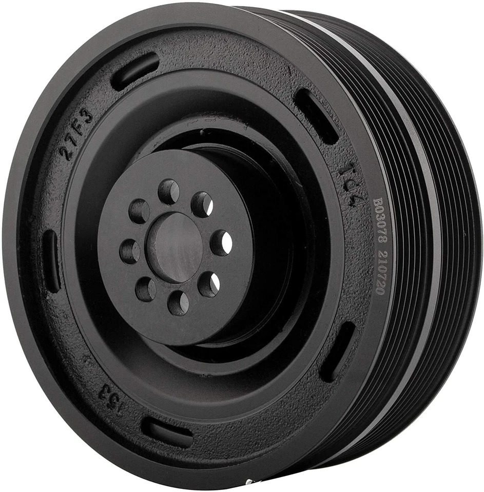 Harmonic Balancer Crankshaft Pulley for Audi A6 A7 A8 Quattro Q5 Q7 VW Touareg - Image 2 of 4