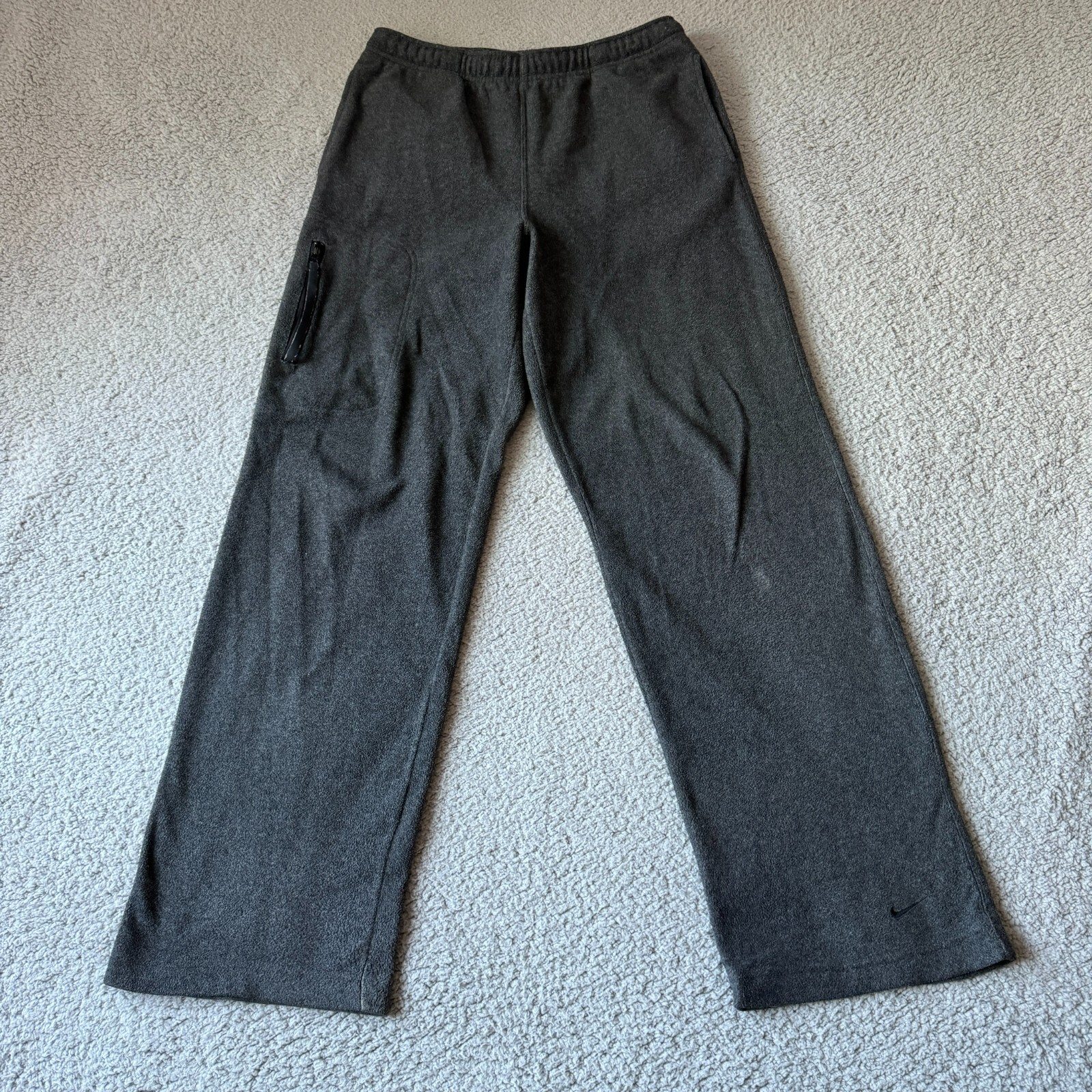 New Nike Gray Fleece Joggers for Men Small Training Gym Athletic Sweatpants