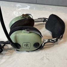 David Clark Model H10-13.4 Headset Aviation W Dual Ga Plugs **tested!!