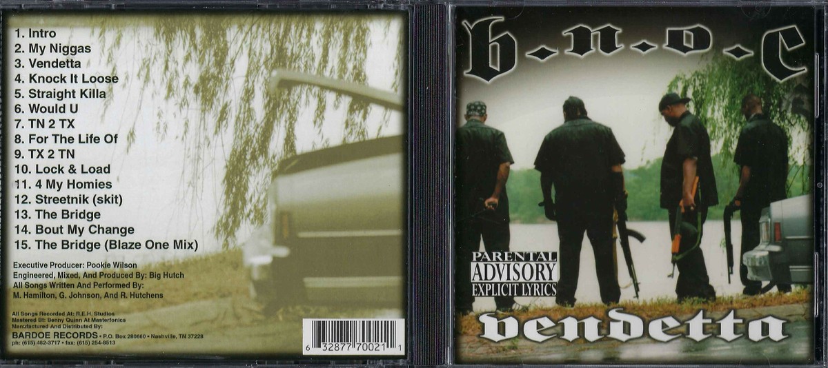 B.N.O.C. - Vendetta Tennessee Rap G-Funk !@#$ | eBay