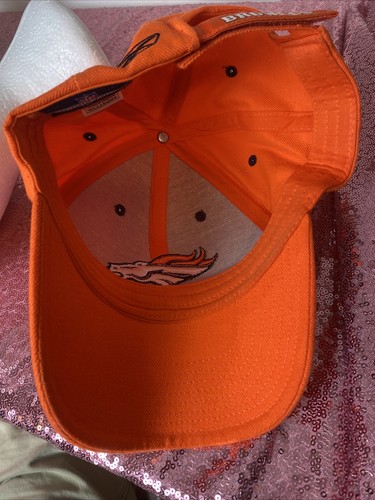 Denver Broncos Hat Orange Authentic Sideline NFL Apparel by Reebok Adjustable - Picture 7 of 7
