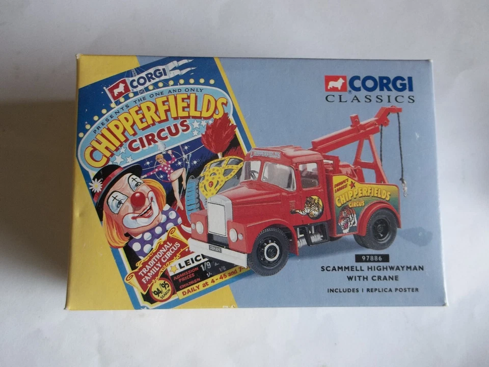 Corgi 97886 - Chipperfields Circus - Scammell Highwayman with Crane - Mint - Image 2 of 4