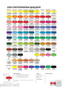 Montana Paint Color Chart