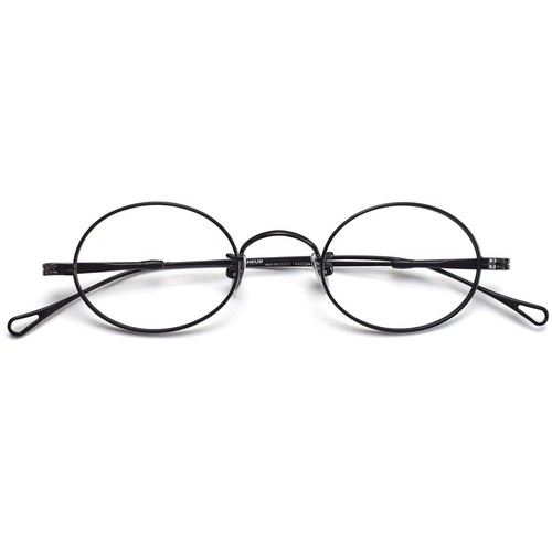 Reintitan klein oval Retro Brille Brillengestell klassisch ultraleicht Brillengestell - Bild 3 von 34