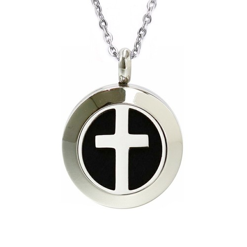 Collar Colgante Aroma Acero Inoxidable 20mm Perfume Aceite Esencial Difusor - Imagen 80 de 93