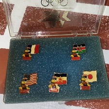 1984 Los Angeles Olympics COKE Coca-Cola 5-pin set, original