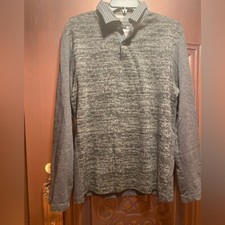 Smash Men Dress Shirt, Medium, Grey.