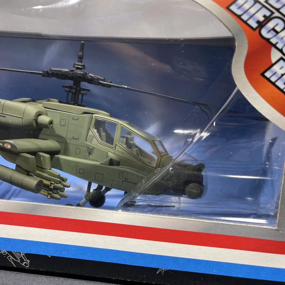 Air Power Diecast 1/40 Apache Attack Helicopter *NEW IN BOX* Toy Zone - Image 2 of 4