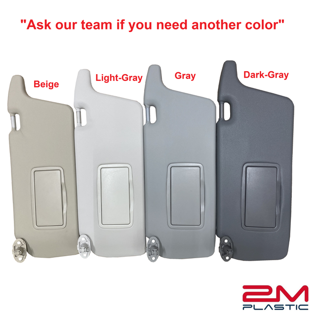 Sun Visor Left + Right for Honda Civic 20012005 DARKGRAY 2MPLASTIC 02