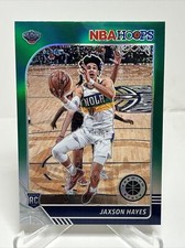 JAXSON HAYES 2019-20 NBA HOOPS PREMIUM STOCK GREEN PRIZM ROOKIE RC - LAKERS