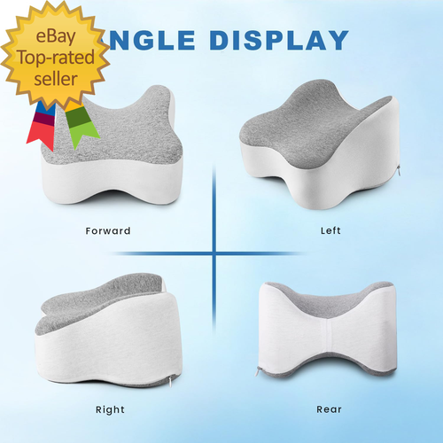 Knee Pillow for Side Sleeper Support Thighs and Knees for Sciatica Back HIPS Kne - Picture 6 of 6