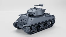 US_American_Tanks and Vehicles_Wargame3D_28MM 1/56_Unpainted_WWII