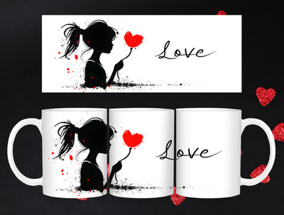 Liebe Herz Tasse Romantisch Valentinstag Geschenk 11oz Keramik Kaffee Tee Tasse