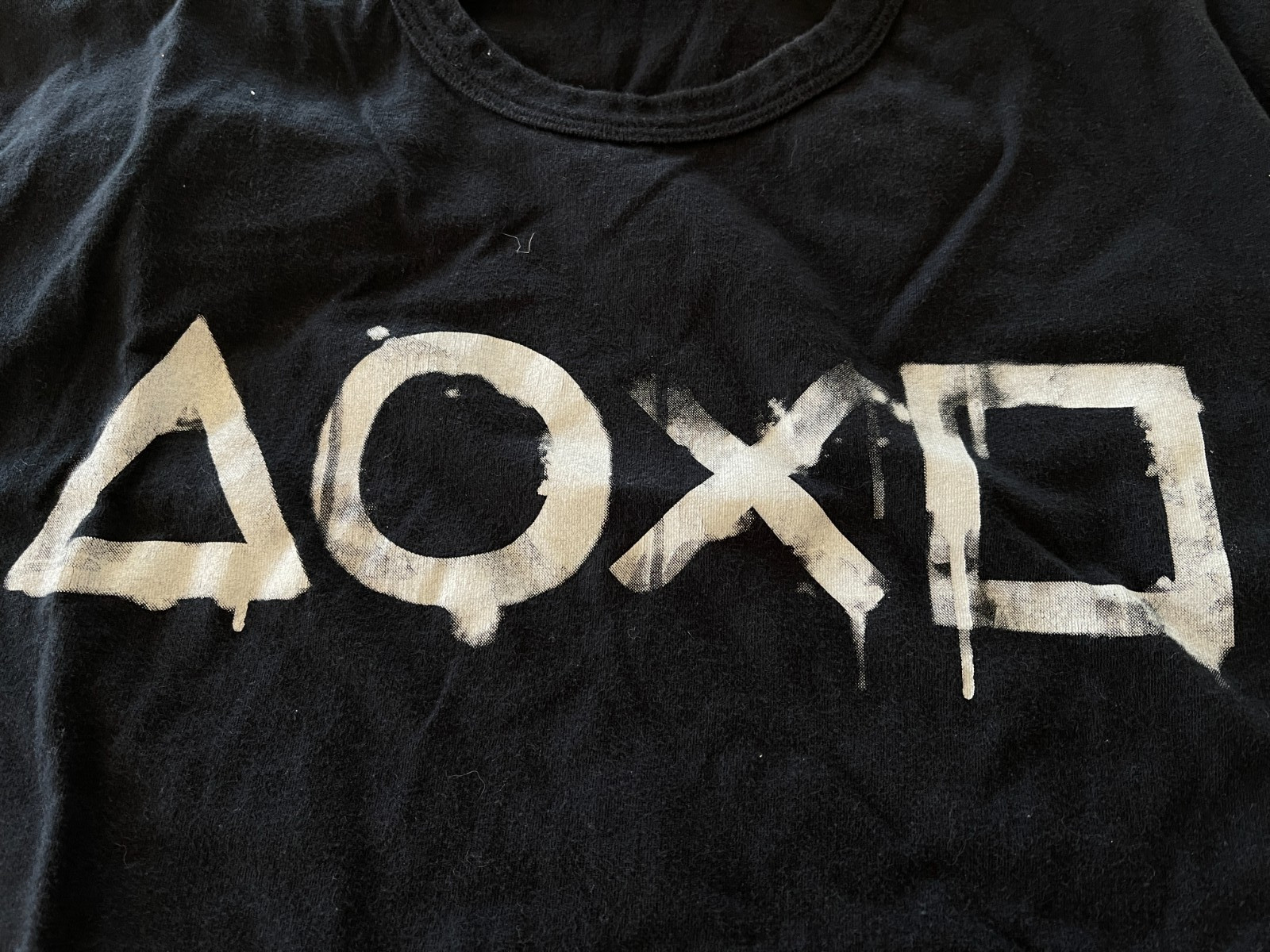 Sony Playstation Controller Distressed Buttons Bl… - image 4