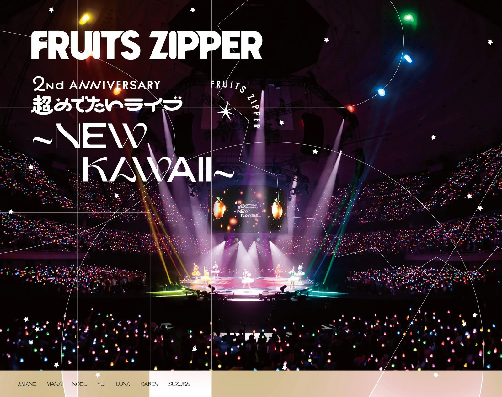 Japan NEW 1st LIVE FILM FRUITS ZIPPER 2nd Anniversary Blu-ray KLF-20003