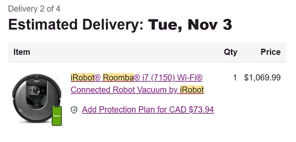 iRobot Roomba i7 (7150) Wi-Fi Connected Robot Vacuum Brand New in Box - Image 2 of 2