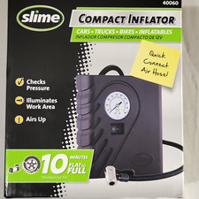 Slime Compact Inflator 40060 12v Portable Air Compressor 100 Psi Slime Compact Inflator 40060 12v Portable Air Compressor 100 Psi