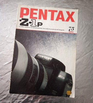 Pentax Z-1p PROSPEKT BROSCHÜRE a4 italienische Ausgabe