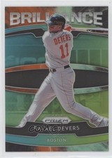 2020 Panini Prizm Brilliance Mega Box Cosmic Haze Prizm Rafael Devers #B-8 0i5x