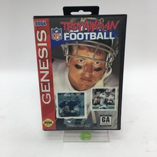 Troy Aikman NFL Football (Sega Genesis, 1993) Complete in Original Box