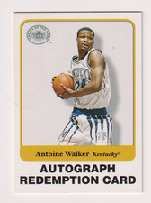 2001 Fleer Greats of the Game Unused Autograph Redemption Expired Antoine Walker