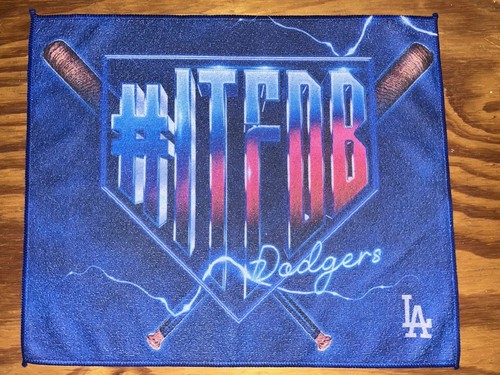 Serviette De Supporter LA Dodgers - Rally Towel Playoffs 2009 - State Farm - 17x15