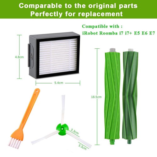 Ricambi per Irobot Roomba E/I/J Serie I7 I7+ I3 I3+ I4 I4+ I6 I6+ J7 J7+ I8 I8+ - Foto 7 di 24