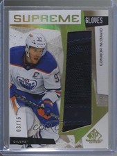 2023-24 Upper Deck SP Game Used Supreme Gloves 3/15 Connor McDavid #SP-CM 03vd