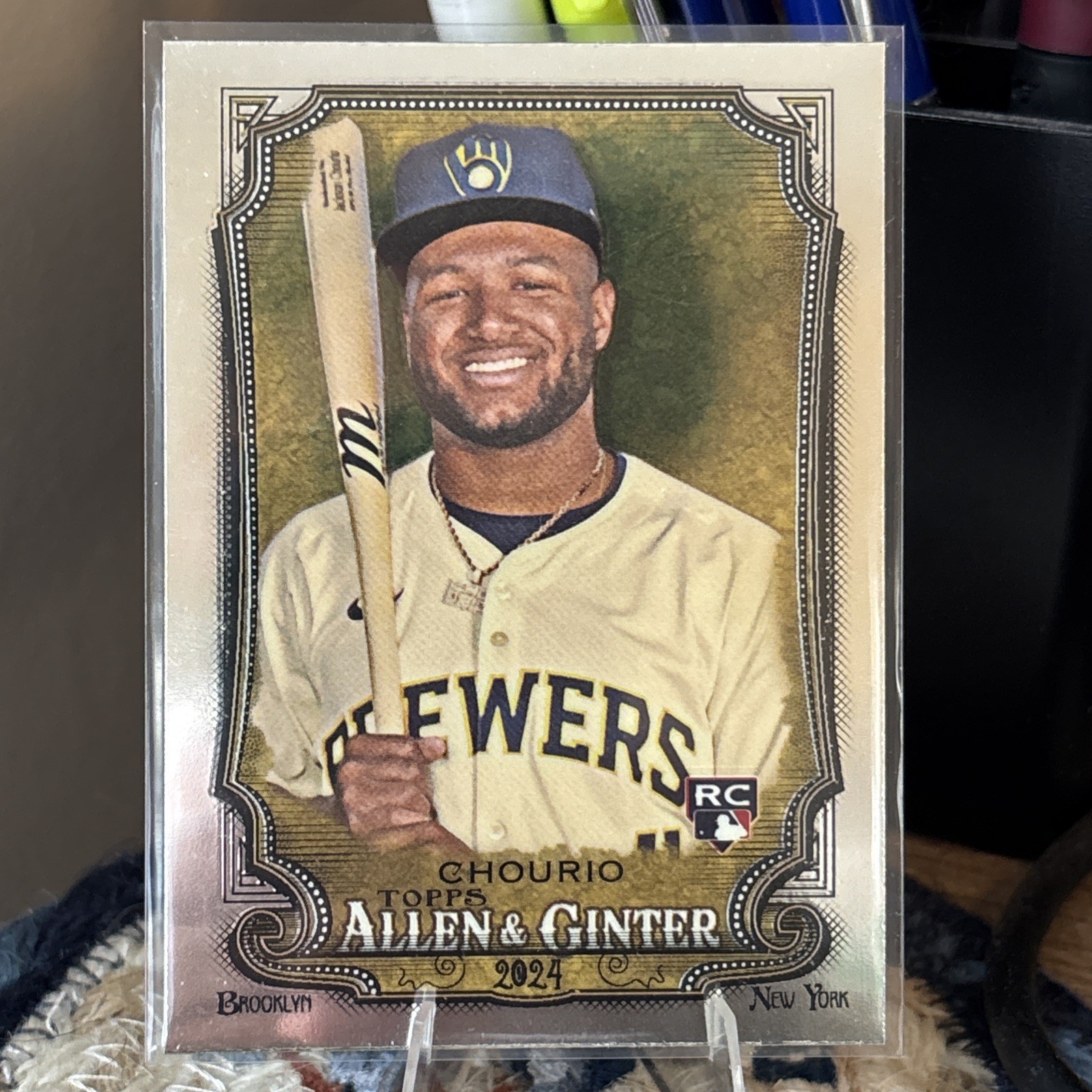2024 Topps Allen & Ginter #276 - Jackson Chourio RC Chrome Milwaukee Brewers