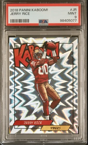 2018 Panini KABOOM! #JR Jerry Rice San Francisco 49ers HOF SSP PSA 9 GEM MINT