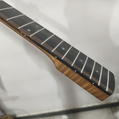 Ebony 4 string  J Bass Guitar Neck 20 Frets dot Inlay 34inch matte