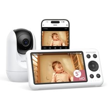Momcozy Smart WiFi Baby Monitor 5 1080P Screen Wall Mount BM04