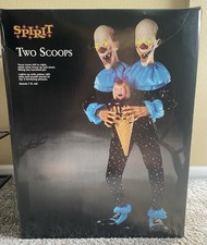 Spirit Halloween Two Scoops Clown Animatronic New Open Box