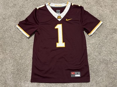 Minnesota Golden Gophers Jersey Mens Small Red NCAA Football Nike Team #1