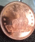 1 oz Trade Dollar Copper Round