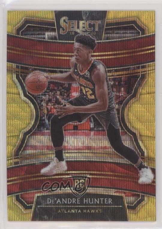 2019-20 Panini Select Concourse Tmall Gold Wave Prizm De'Andre Hunter #40 0l1