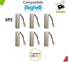 KIT 6 PZ BATTERIA DI  RICAMBIO ANTIFURTO BEGHELLI AA LI-ION 3,6 V SAFT LS14500