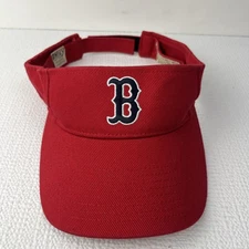 Vintage BOSTON RED SOX Twins Enterprise Red Retro MLB Adjustable Visor