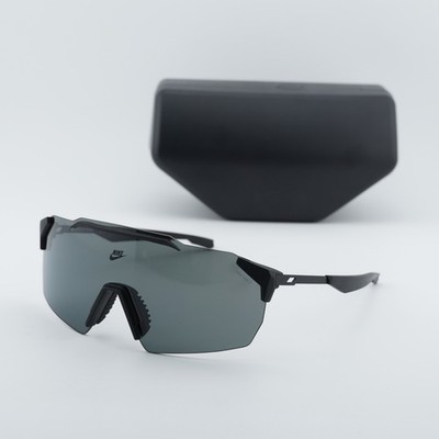 New Nike NIKE LIMITLESS SHIELD P N IW5883X 010 Matte Black/Grey 61-18-140 Sun...