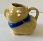 Vintage Shawnee USA Ceramic Yellow Pig Pitcher Creamer 5x5”