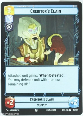Creditor's Claim (039) | Secrets of Power | Standard | NM