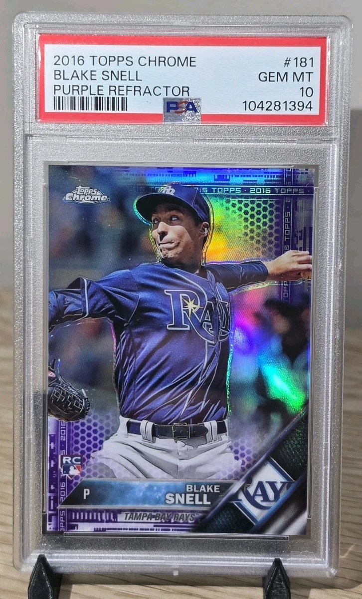 Blake Snell Baseball Sports Trading Cards & Accessories Parallel