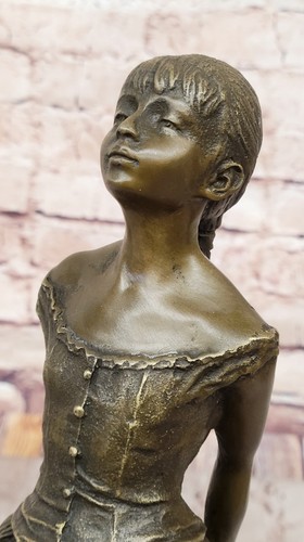 THE BALLERINA BRONZE SCULPTURE EDGAR DEGAS COLLECTOR EDITION HEAVY 13 POUNDS - Picture 7 of 10