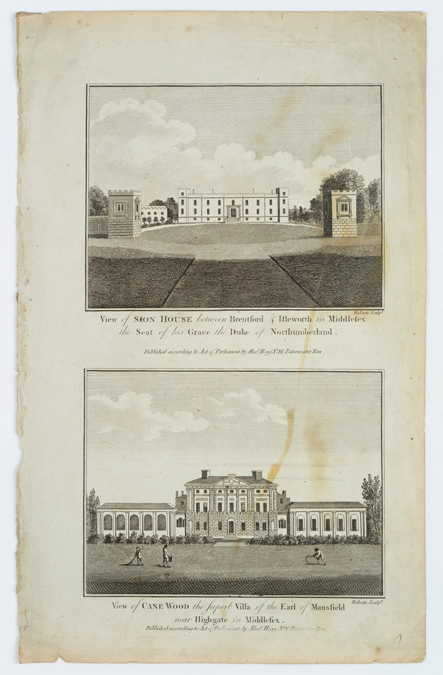 Kenwood Villa u. Syon House, London, KSt. Klassizismus Unbekannt (18.Jhd) - Bild 2 von 4