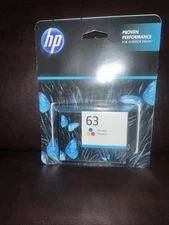 HP 63 (F6U61AN) Tri-Color Ink Cartridge Exp Feb 2026