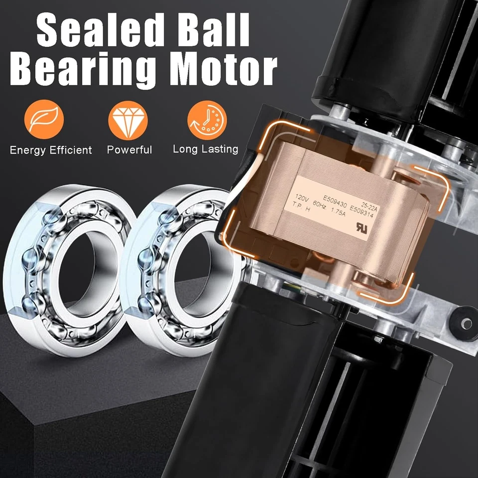 Ventilador soplador de chimenea GFK160 GFK-160A para Quadrafire, Heat N Glo 6000CLX SL-550TR Foto 3 de 4